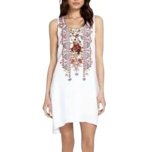 Johnny Was Linen dress Beatriz Trapeze Tunic Women’s large  Embroidered …